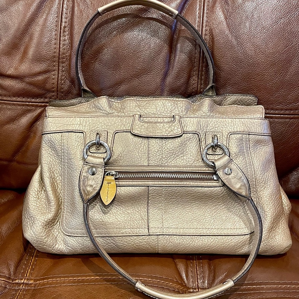 Coach leather satchel